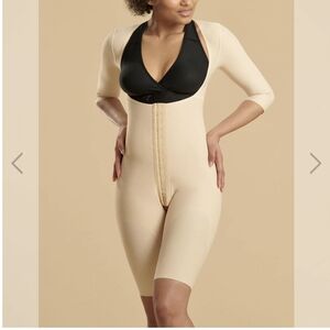 Black Marena post surgery body suit women's large